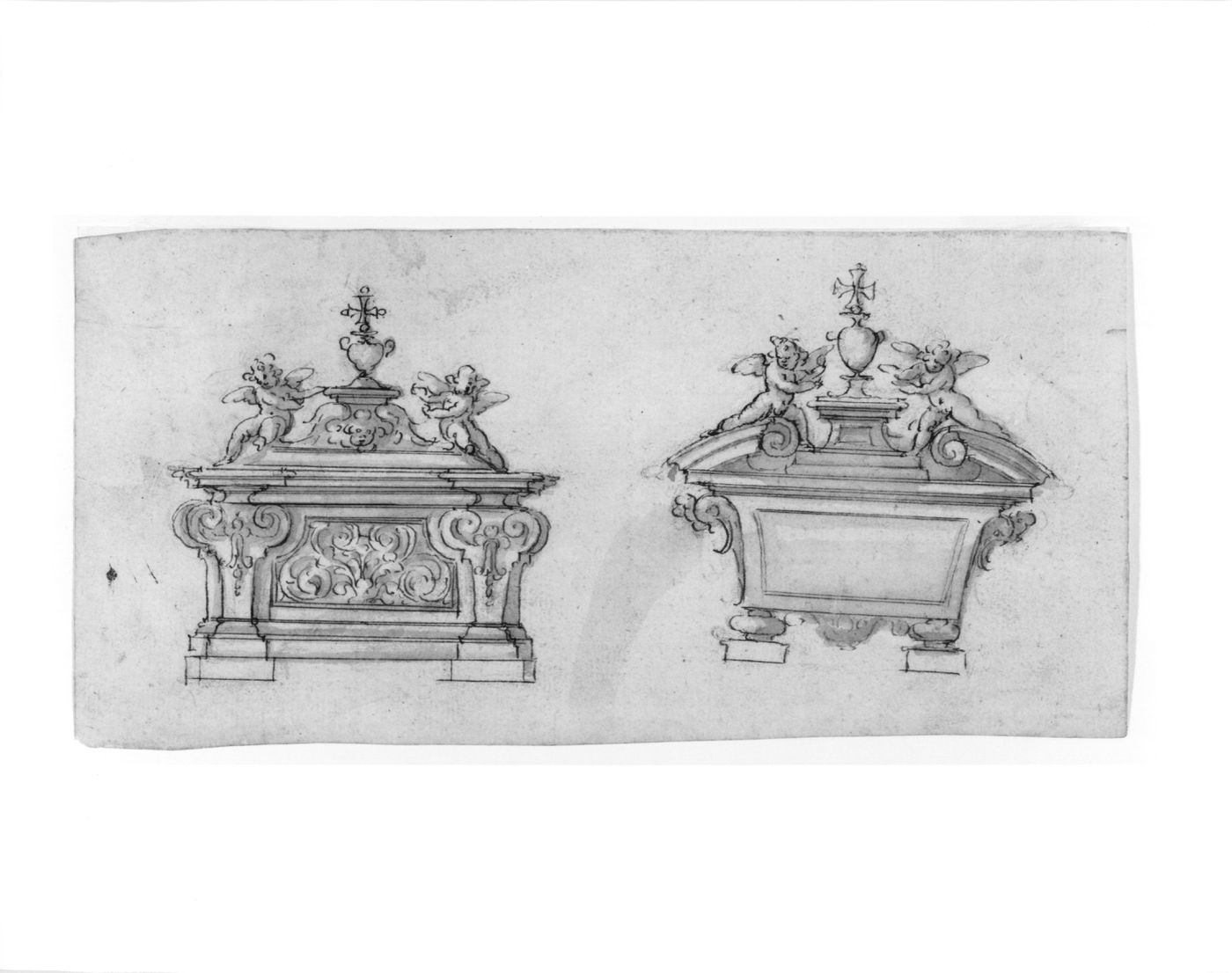 Two tomb designs