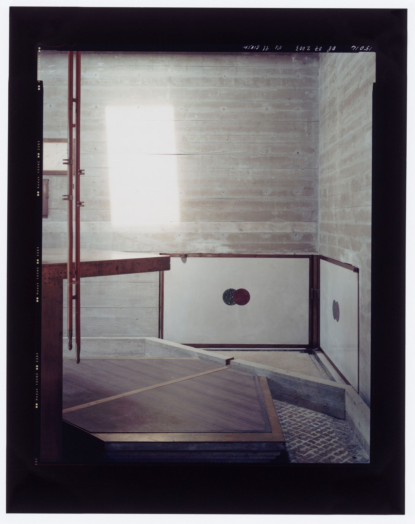 Looking northwest, Carlo Scarpa's Tomba Brion, San Vito d'Altivole, Italy