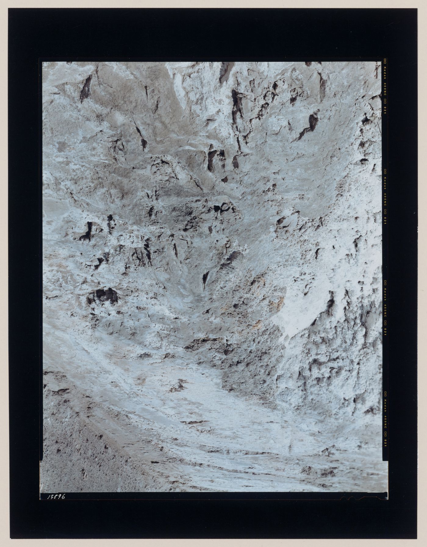 View of rocks on a slope, Zubiri, Navarre, Spain