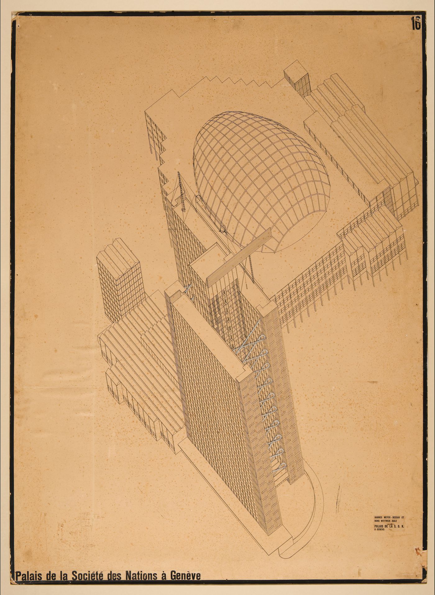 Competition Design for the League of Nations Building in Geneva