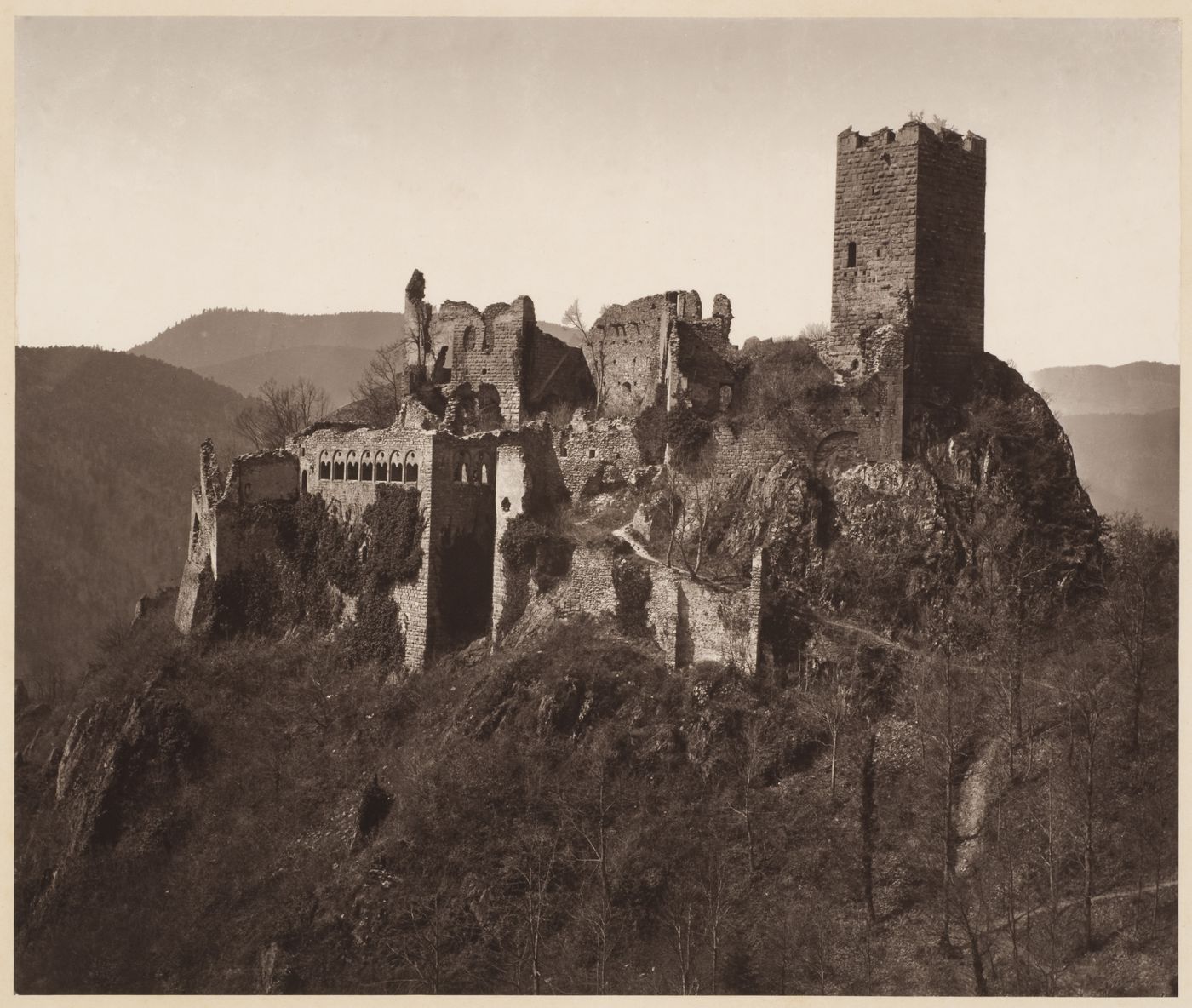 Ruins of  Saint-Ulrich Castle, Ribeauvillé,  Alsace