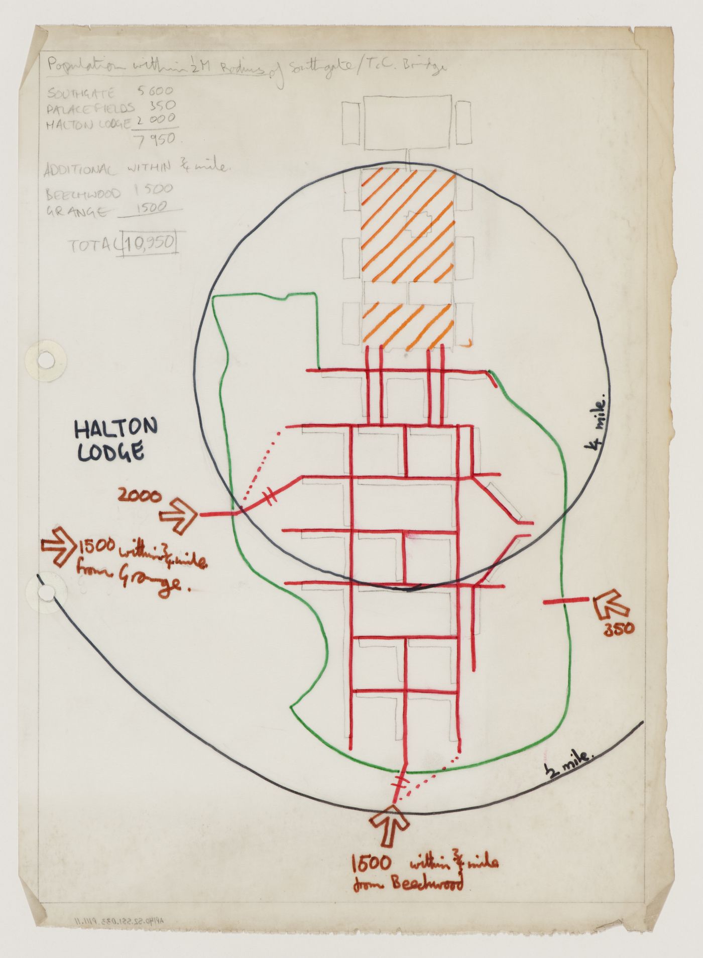 Diagram for Southgate Housing, Phases I and IA, Runcorn, England, United Kingdom