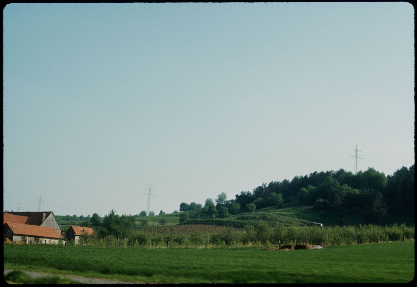 Farm buildings and landscape,Germany