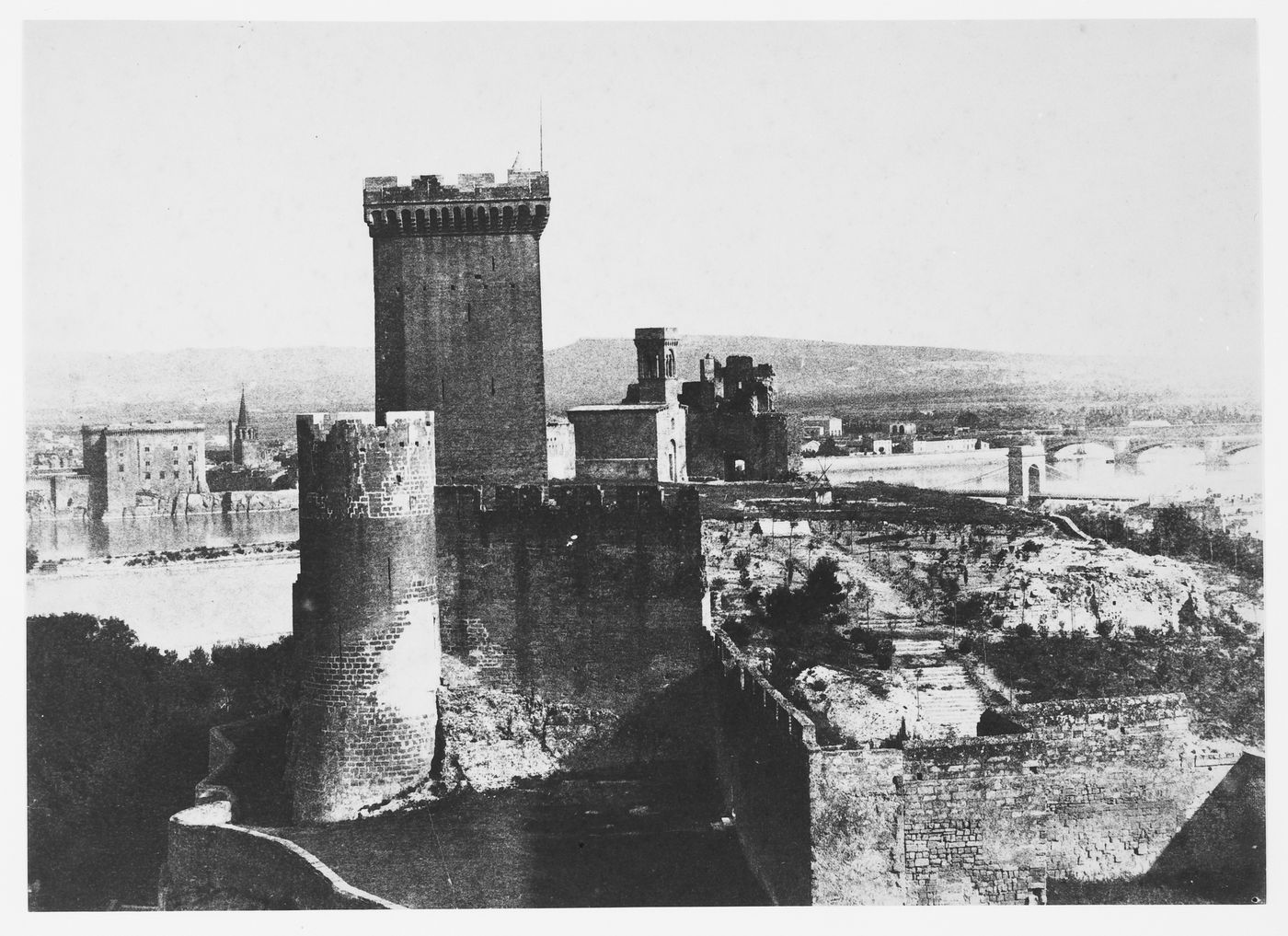 View of a castle or fortress, Tarascon, France
