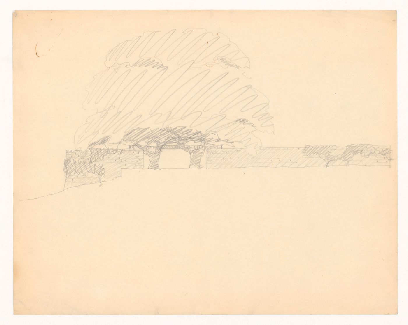 Sketch elevation for Mountain House