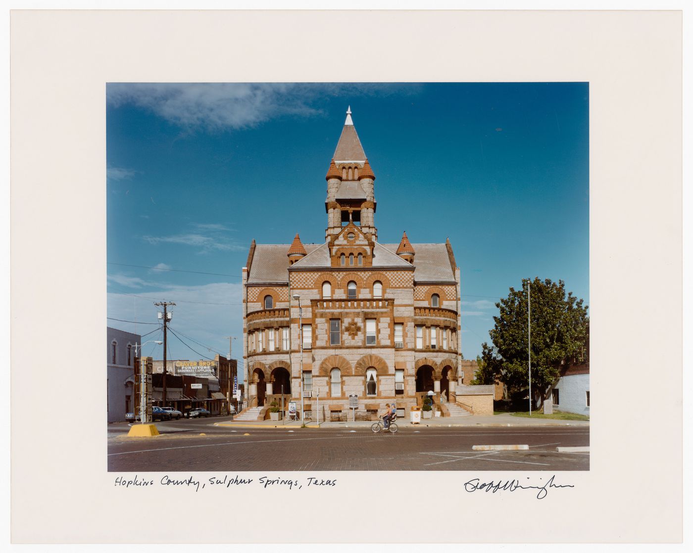 View of the Hopkins County Courthouse, Sulphur Springs, Texas, United States