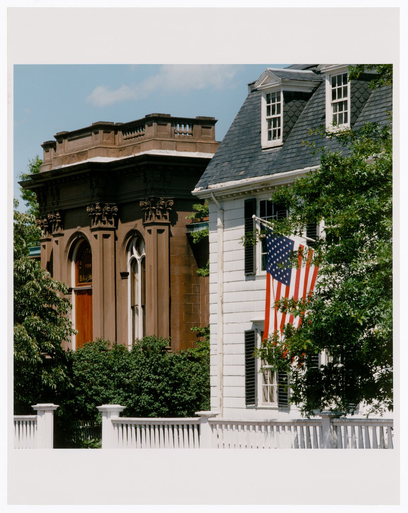 Diagonal view of State Street façade, Institution for Savings in Newburyport and its Vicinity, Newburyport, Massachusetts