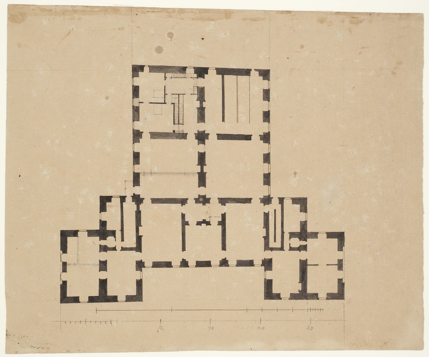 Plan for Castello di Rivoli, Turin