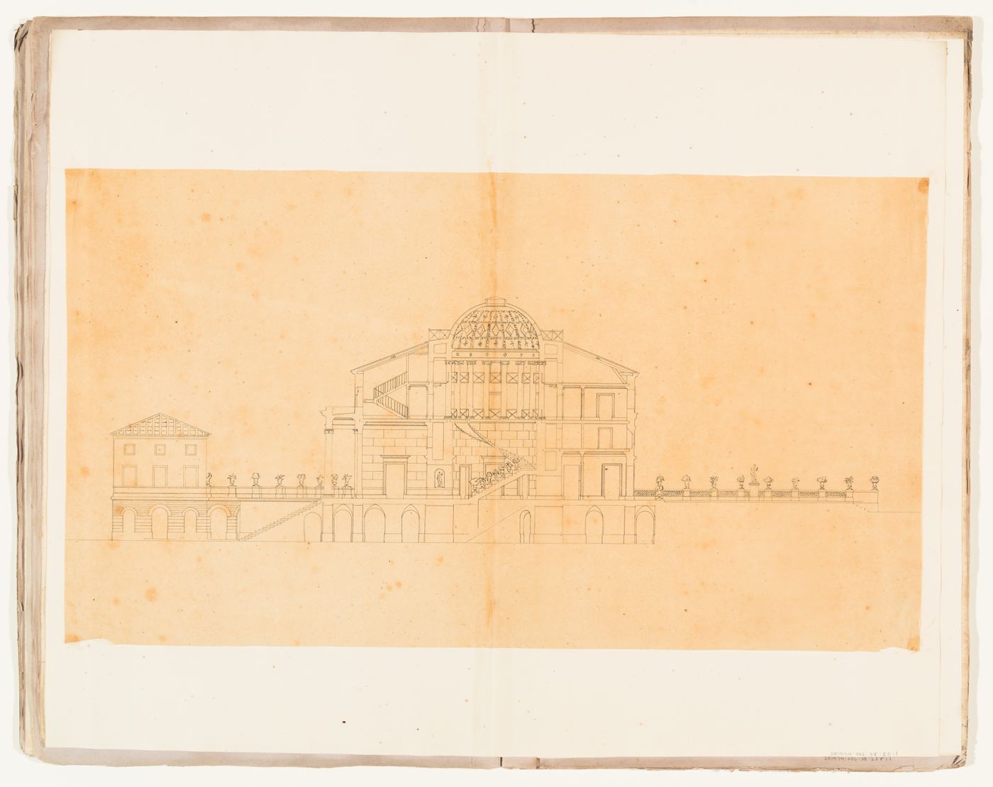 Section for a country house for comte Anglès