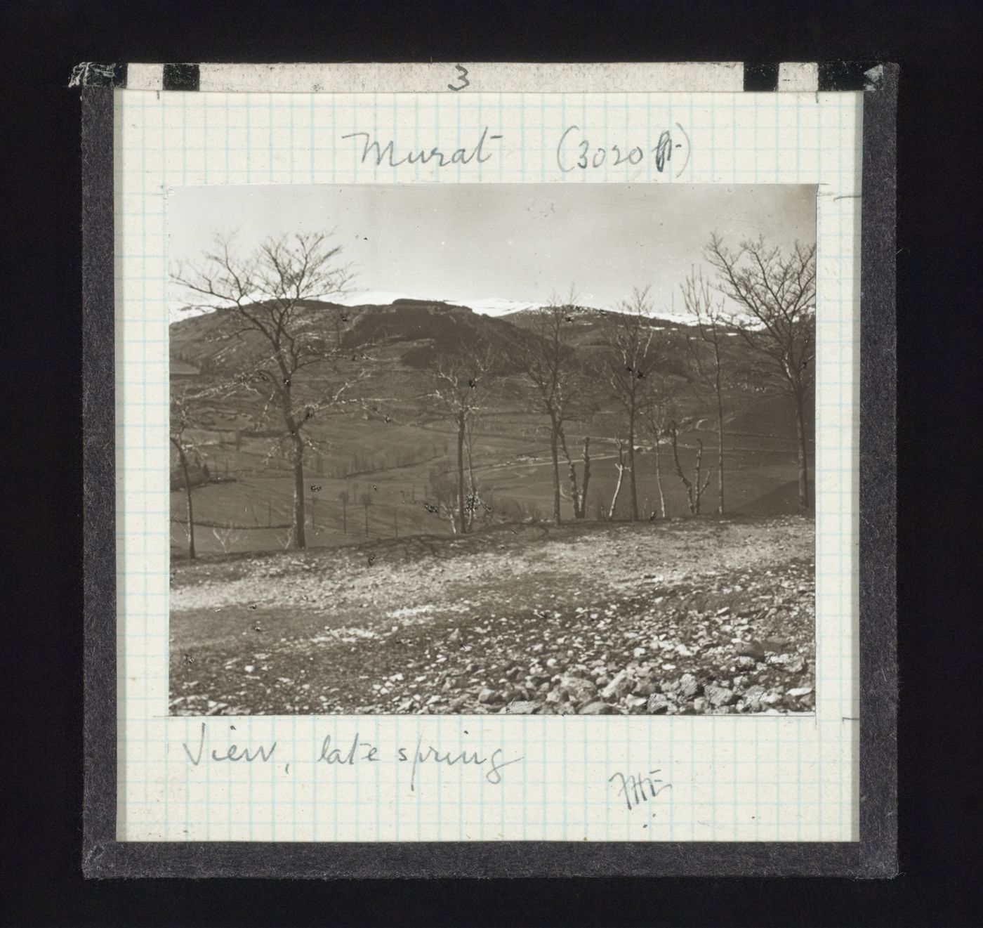 View of natural landscape in late spring, Murat, France