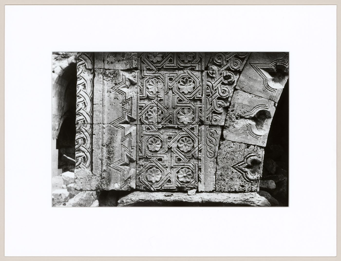 Detail, Portal, Courtyard of the Sultan Han Caravanserai, Kayseri-Sivas Road, Turkey