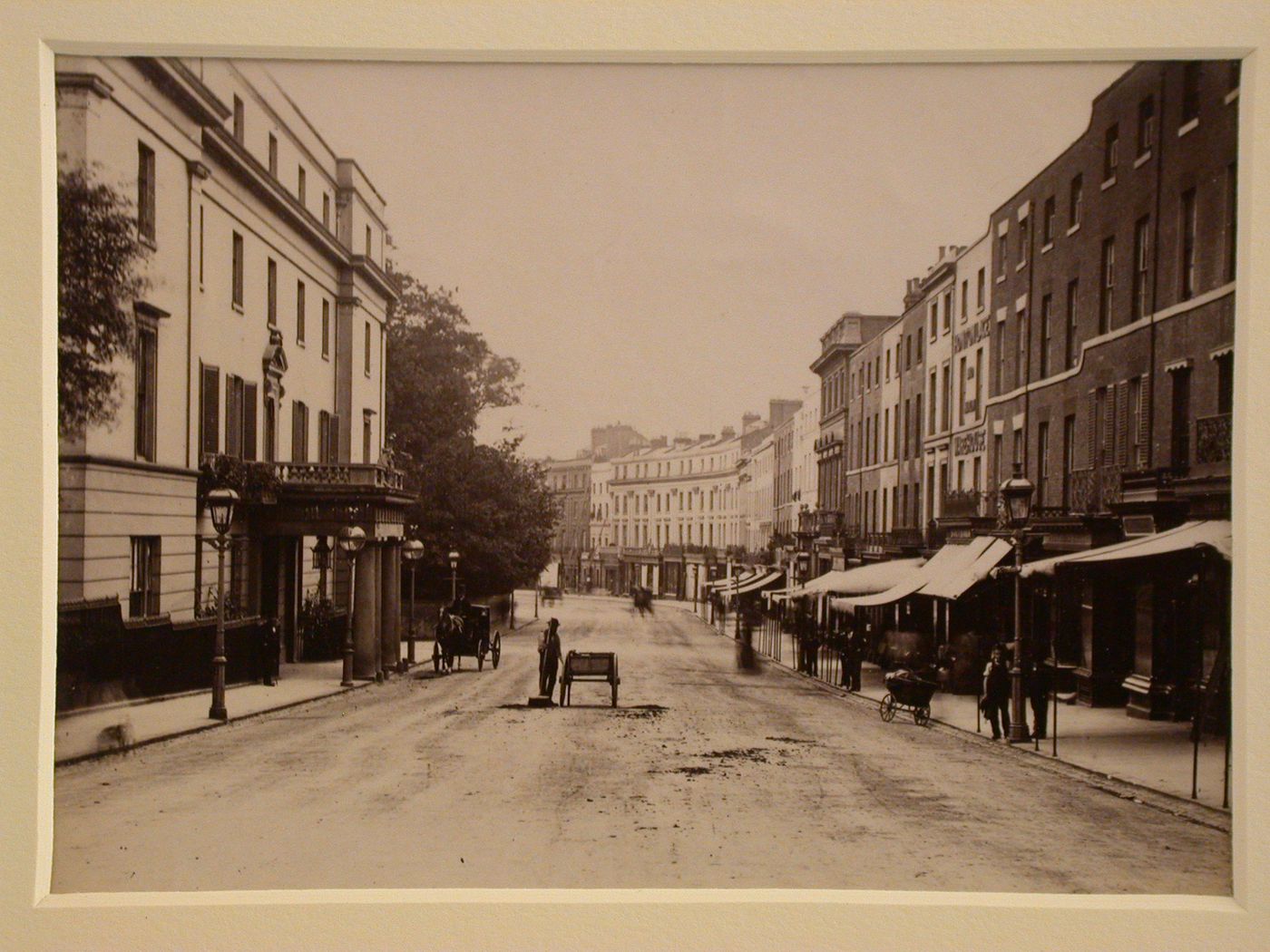 The parade and Regent Hotel, Leamington, England