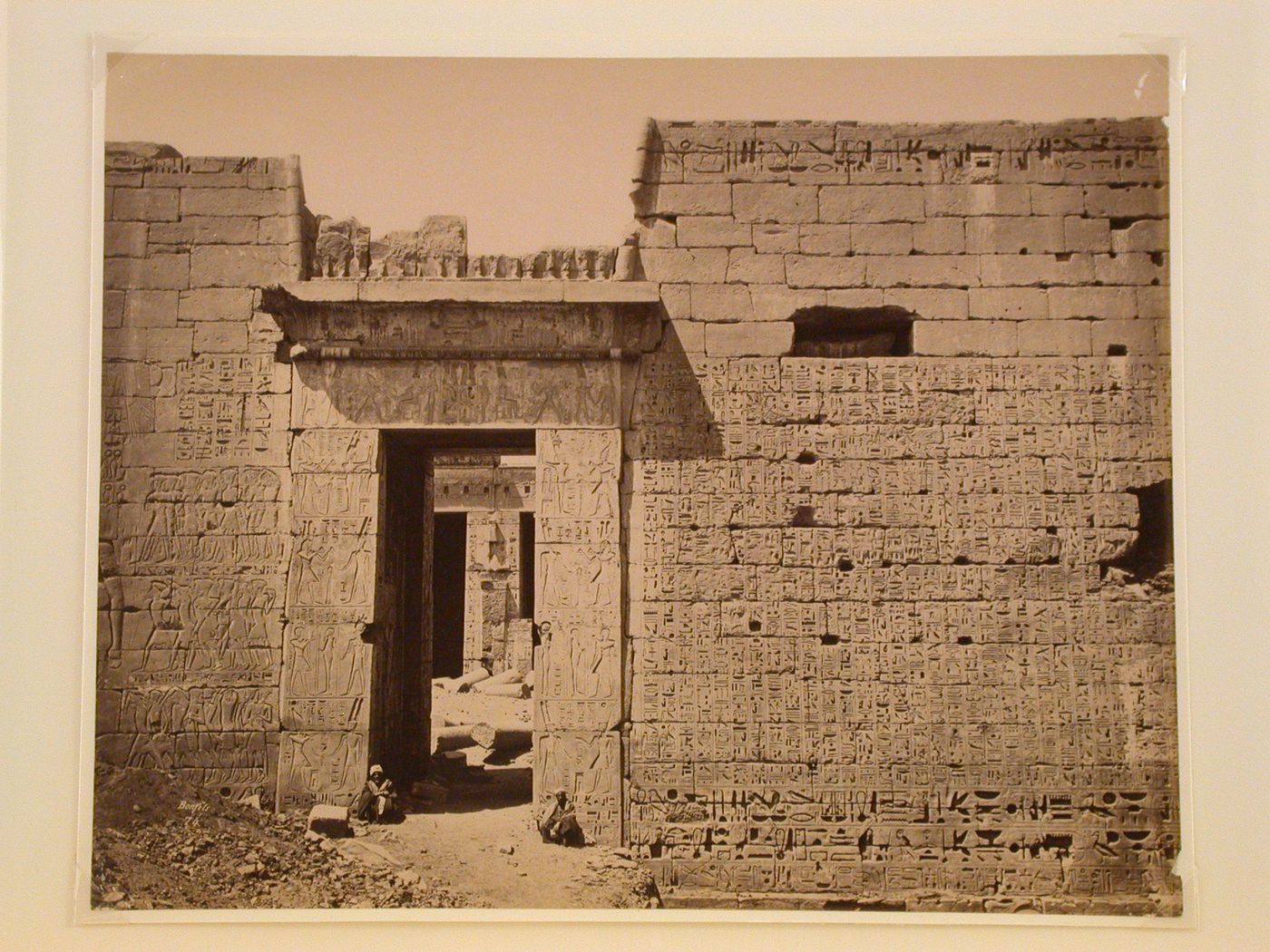 Grand Temple, Medinet-Abou, La Porte, Thebes