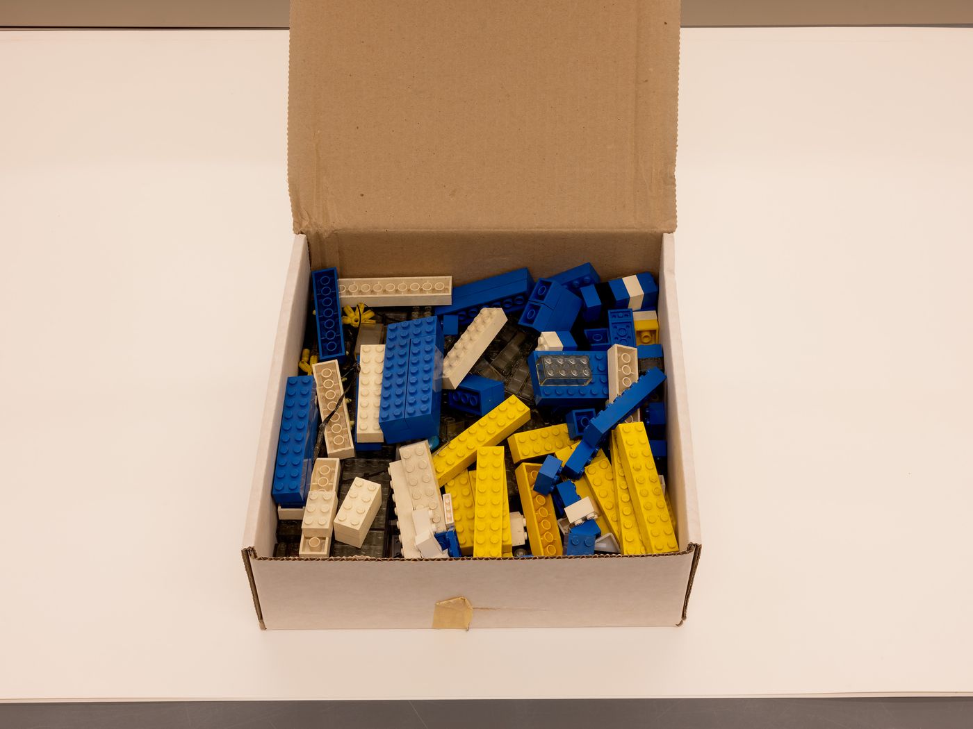 The Museum Is Not Enough: View of a box with Lego bricks