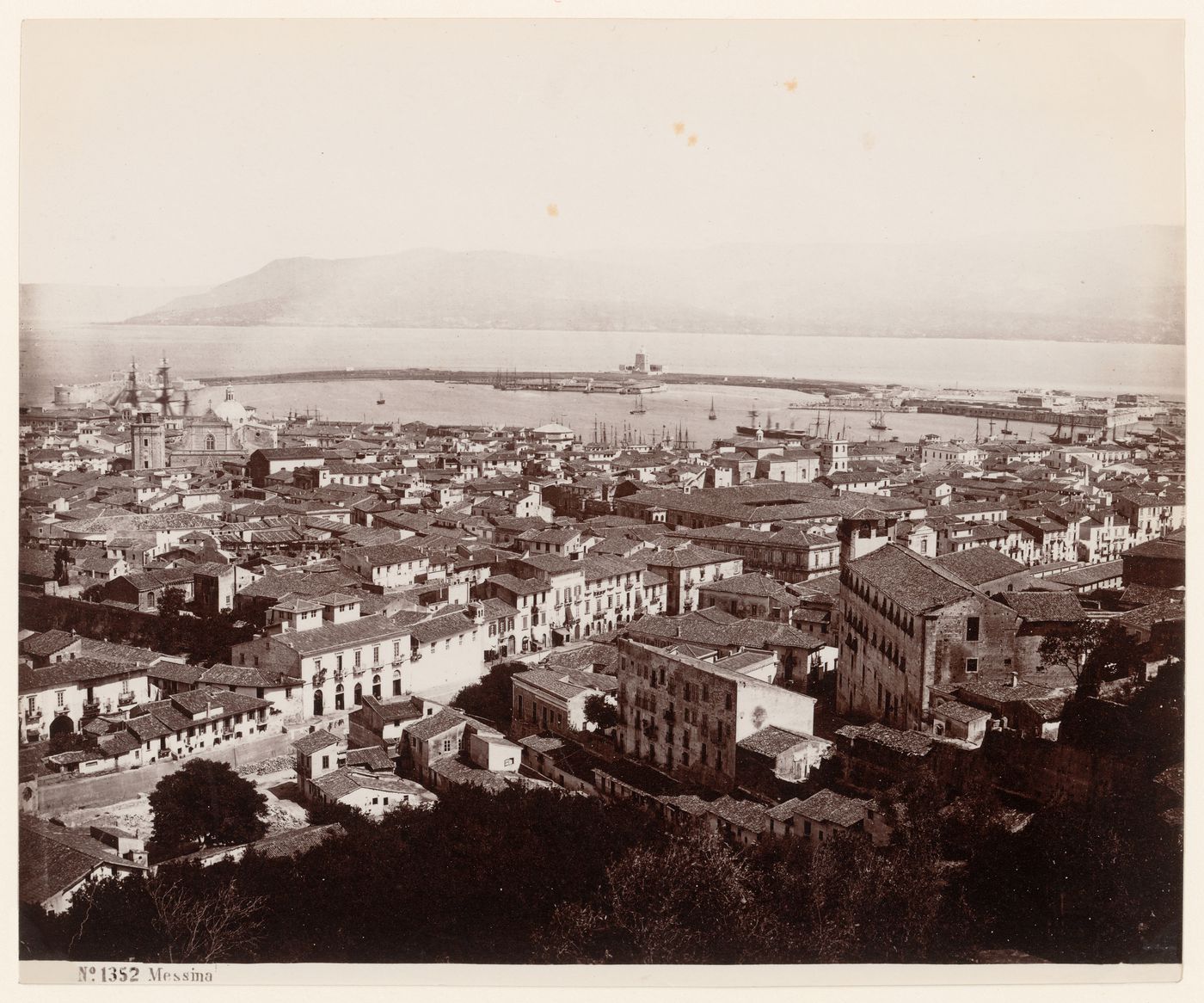 View of harbor, Messina, Italy