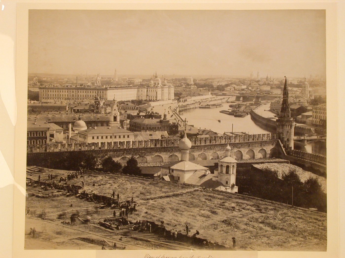 View of Moscow from the Kremlin showing the Vospitatelnyi Dom (Foundling Home), Moscow