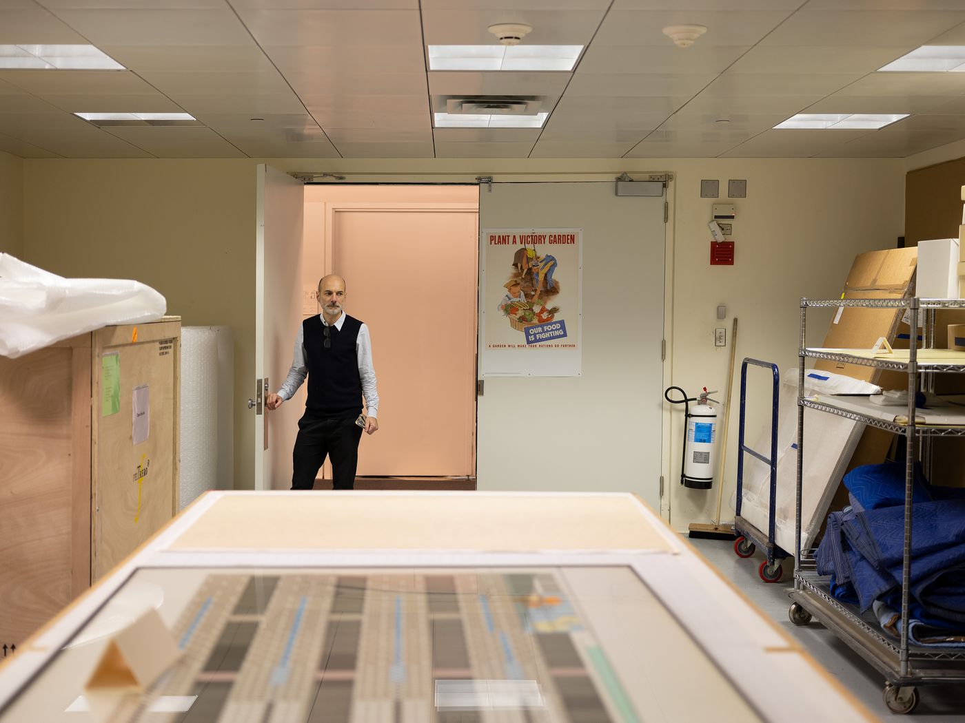 The Museum Is Not Enough: View of the CCA shipping room