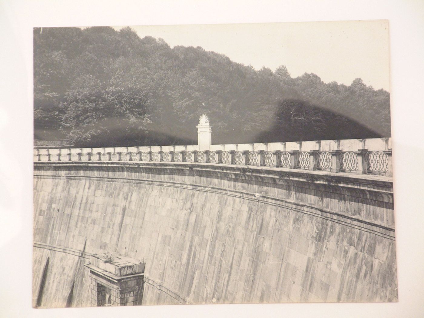 View of a dam with trees in the background, Belgrade, Yugoslavia