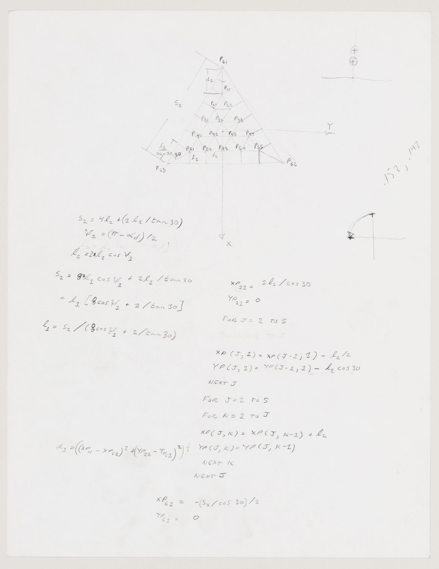 Mathematics for expanding icosahedron design shown in original U.S. patent 4,942,700