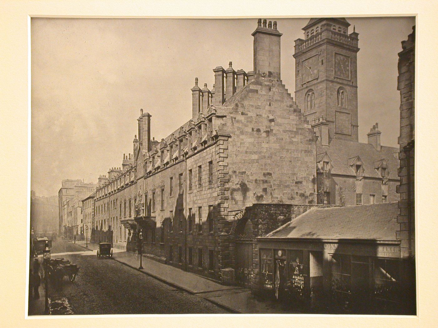 View of the Old College from High Street, Glasgow, Scotland