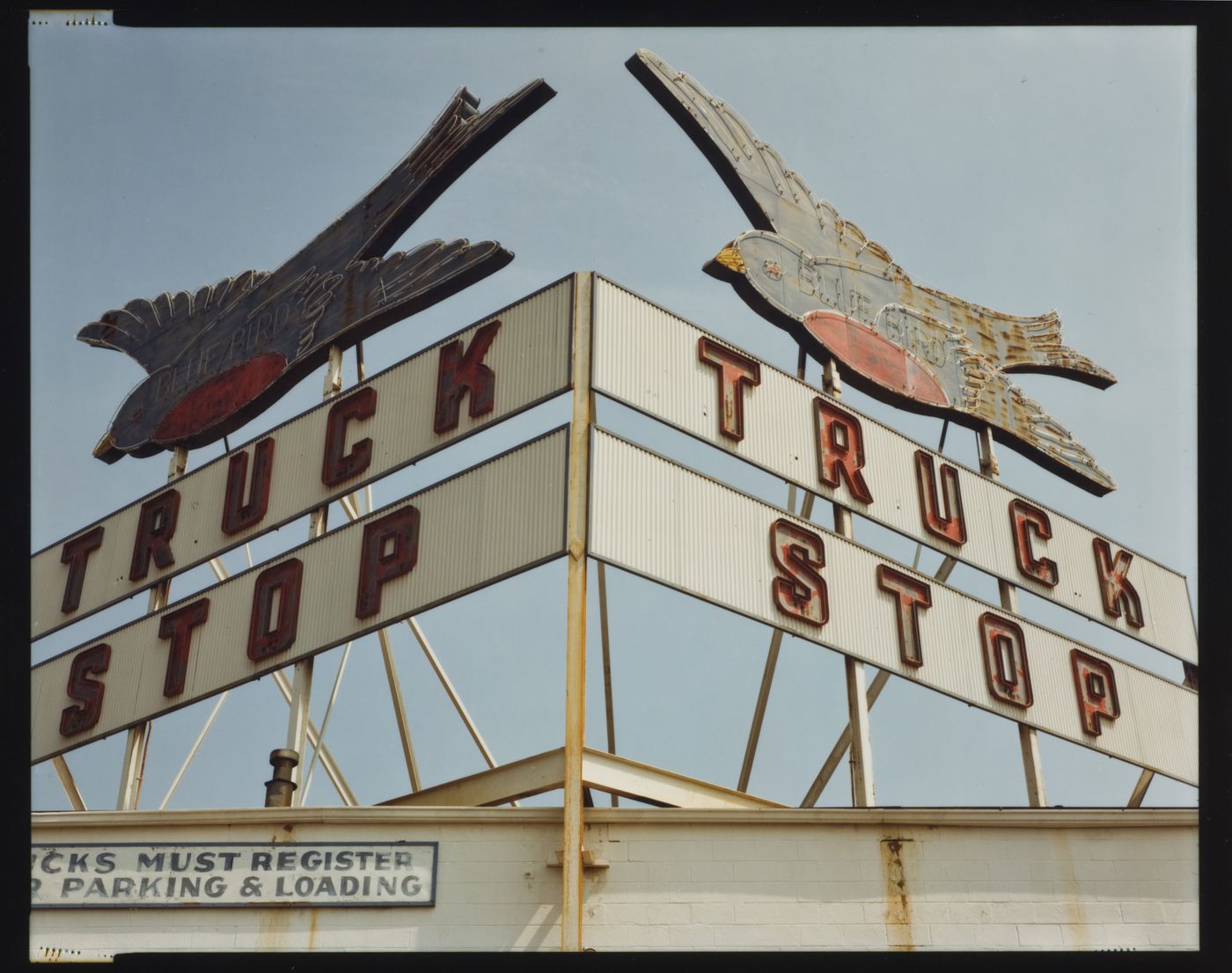 Sign at Bluebird Truck Terminal, Atlanta, Georgia, United States