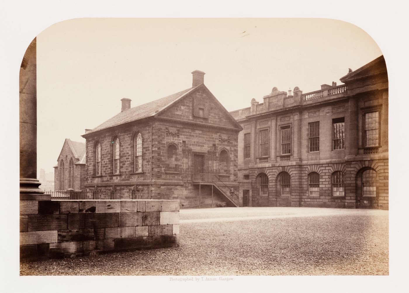 The Library with Hamilton building on right, Glasgow College, Glasgow