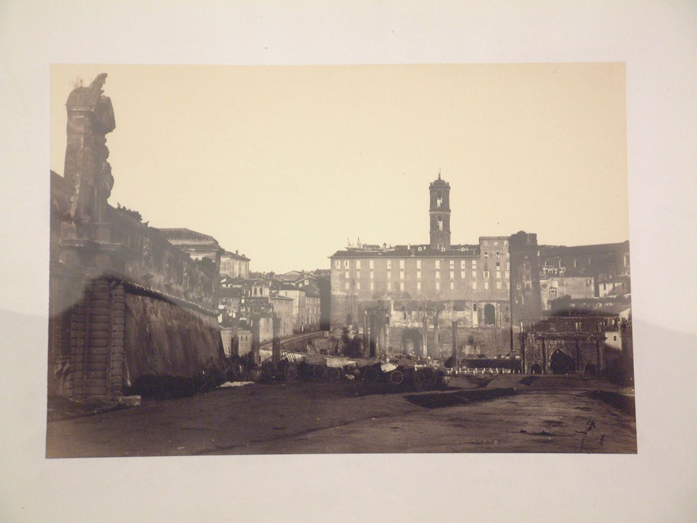 Forum looking toward capitol, Rome, Italy