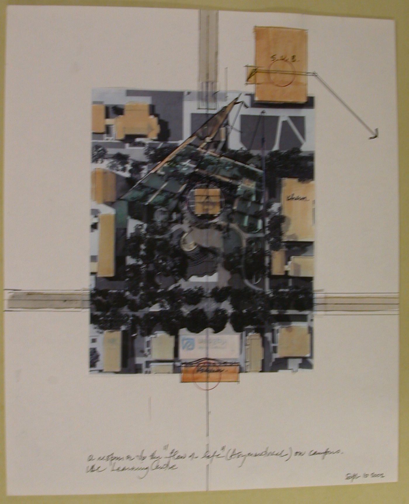 Site plan, University of British Columbia Learning Centre, Vancouver, British Columbia