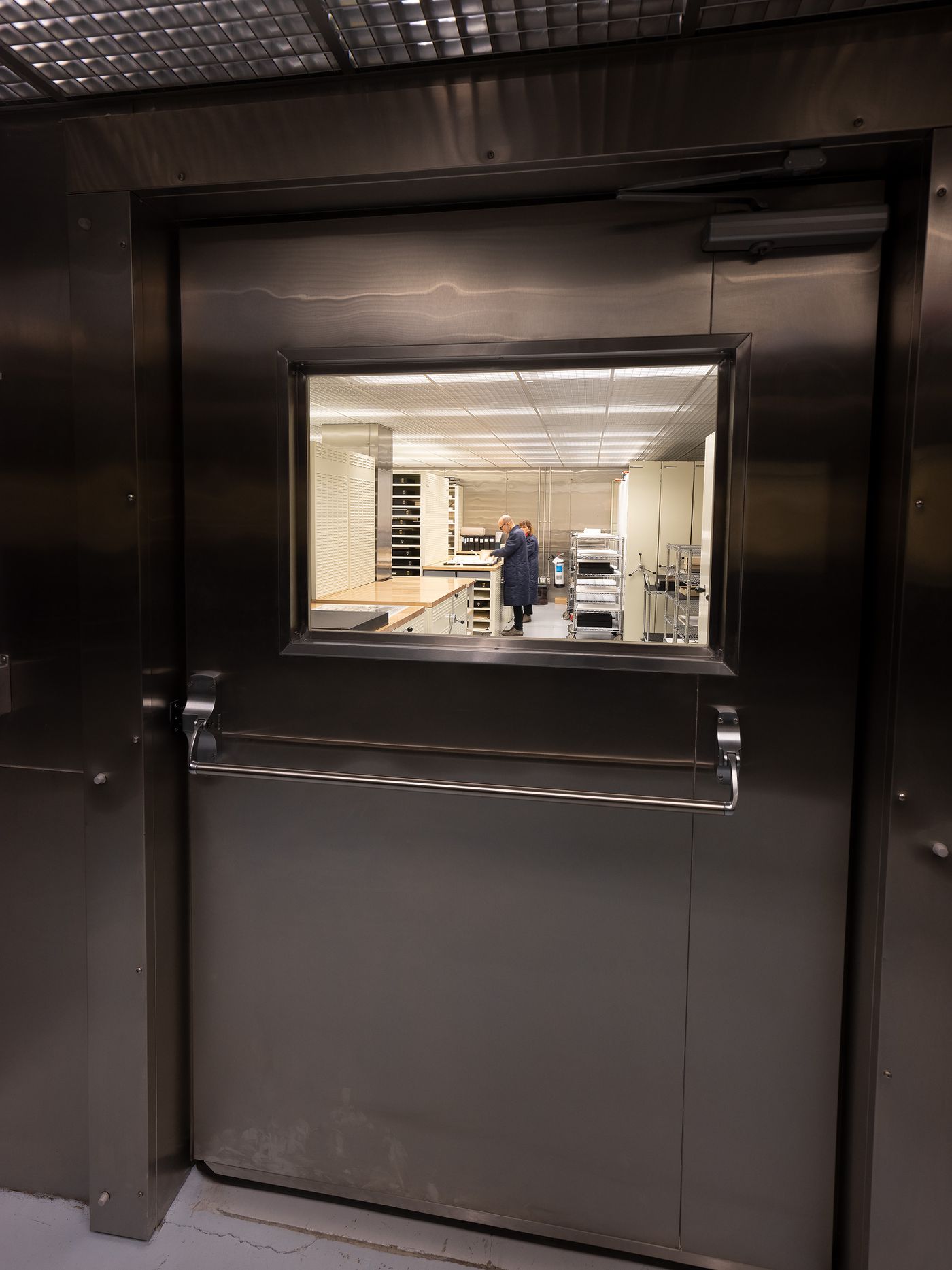 The Museum Is Not Enough: View of people in a CCA vault