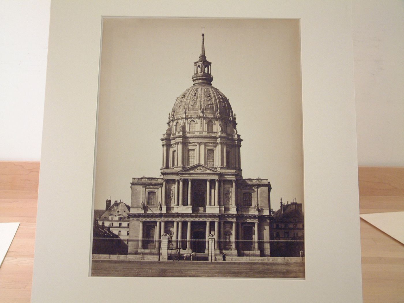 View of façade of les Invalides, Paris, France