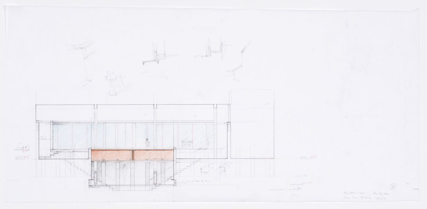 Corkin Shopland Gallery, Toronto, Ontario: Section and sketch details