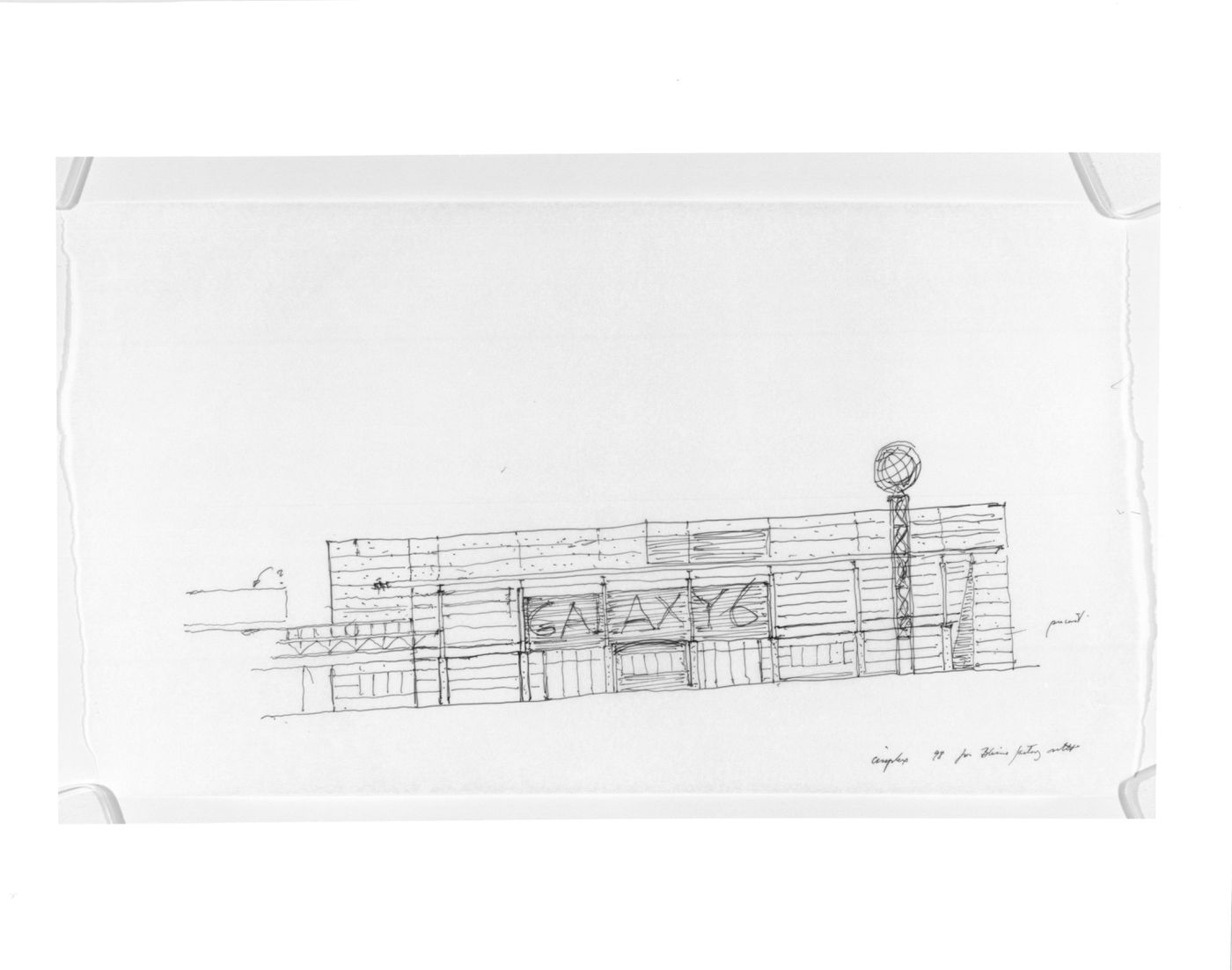 Elevation for the Peace Arch Factory Outlets, Blaine, Washington