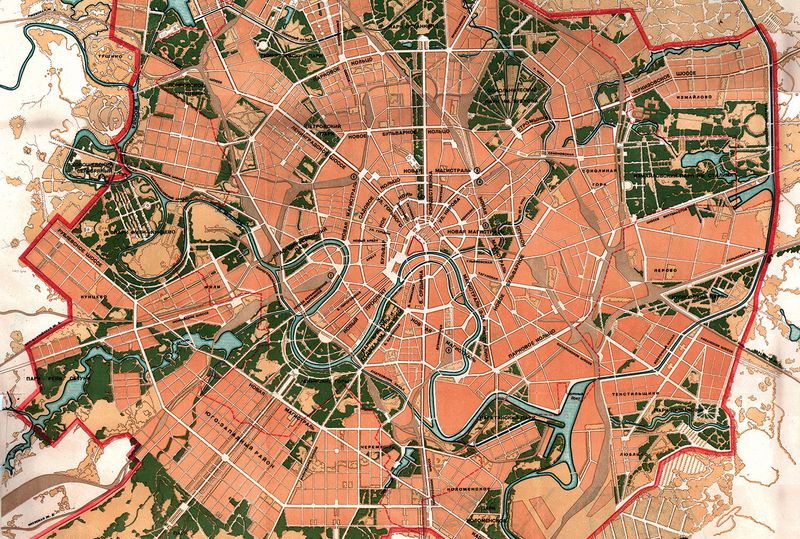 Генеральный план реконструкции москвы