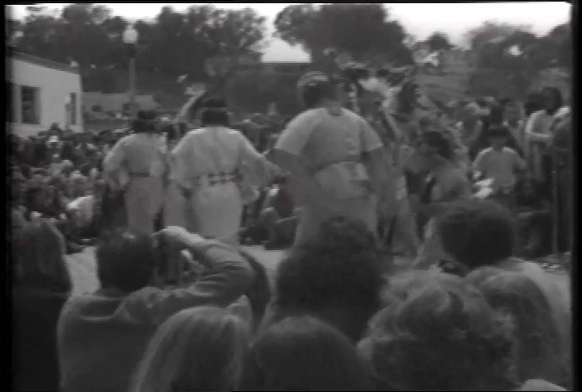 Stills from Video Free America’s videotape with Buffy SainteMarie, c. 1970